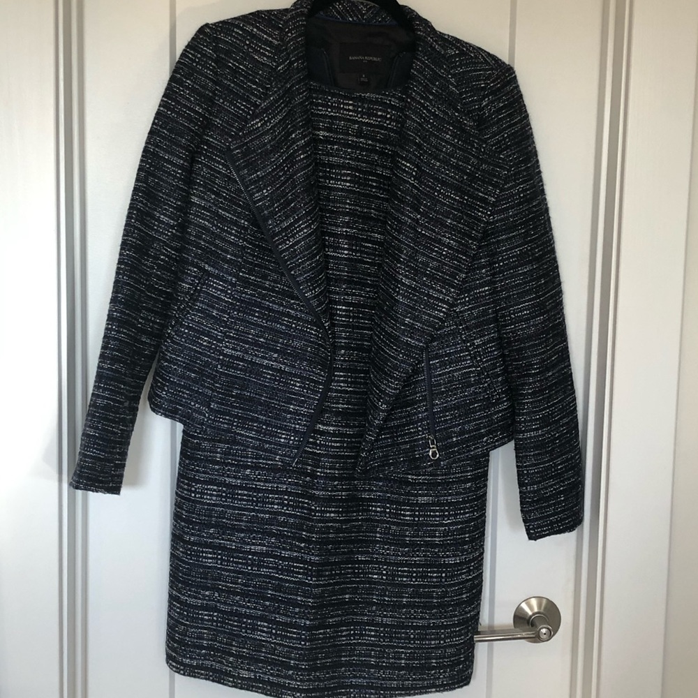 Banana Reupublic Tweed Dress & Jacket Set